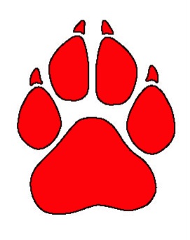  red panther paw